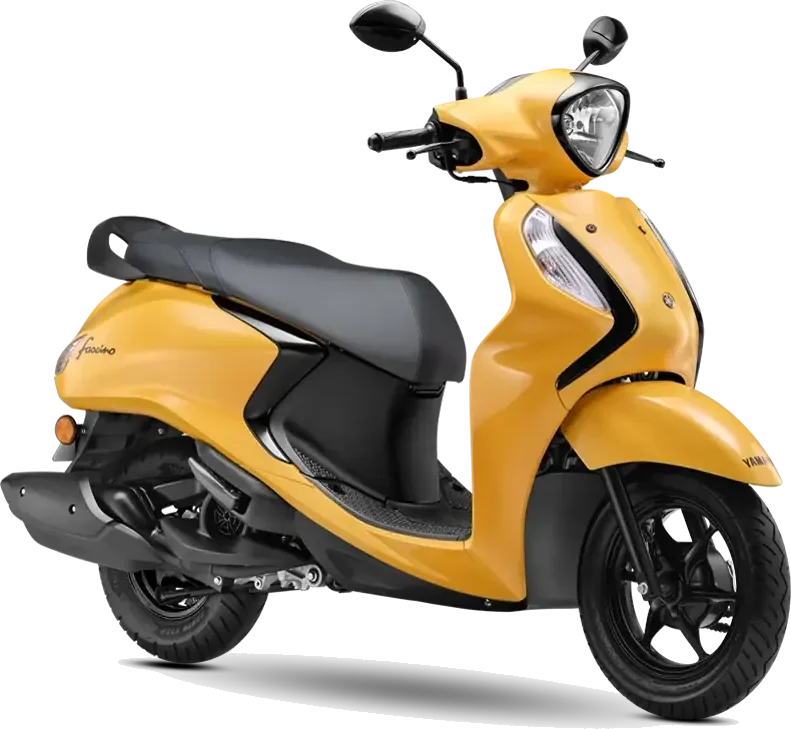 Fascino 125 Fi Hybrid in Yellow